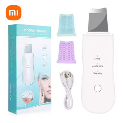 Xiaomi Deep Vibrate Skin Scrubber Facial Cleaner Shovel Spatula No Ultrasonic ScrubberPeeling Blackhead Remover Facial Ma ssager