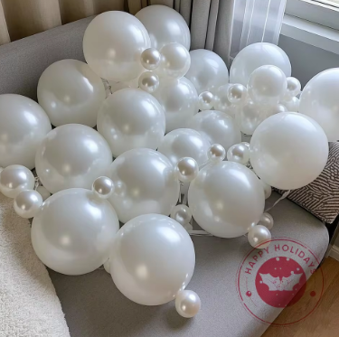 5/10/12inch Pearl White Balloon 20/50pcs Thickening Wedding Decoration Balloons Birthday Party Festival Decor Supplies Wholesale